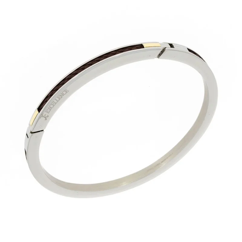 Bracelet Excellence Acier 316L & Cuir
