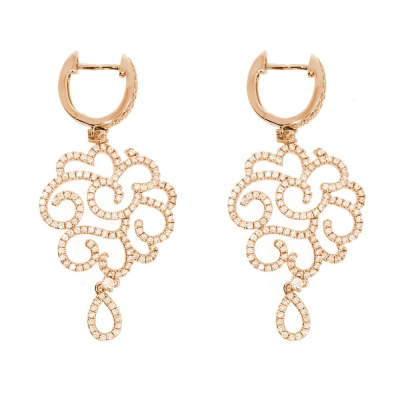 Boucles Joaillerie Excellence Argent 925 R,Gold