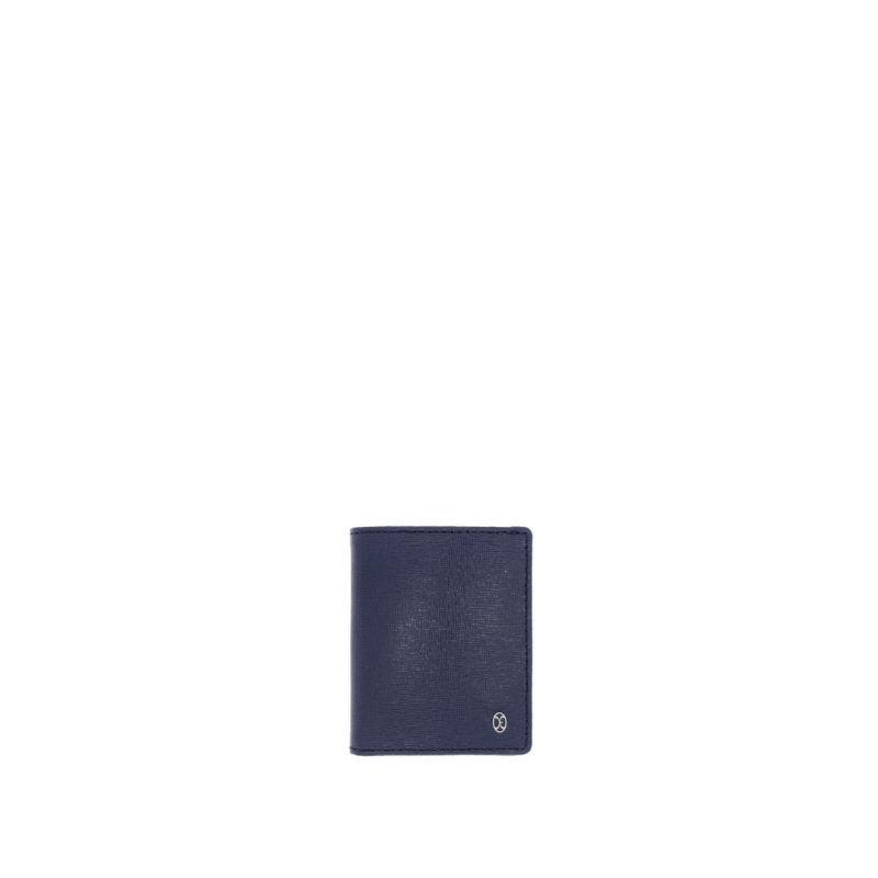 Porte Carte Excellence Cuir véritable Italie Bleu