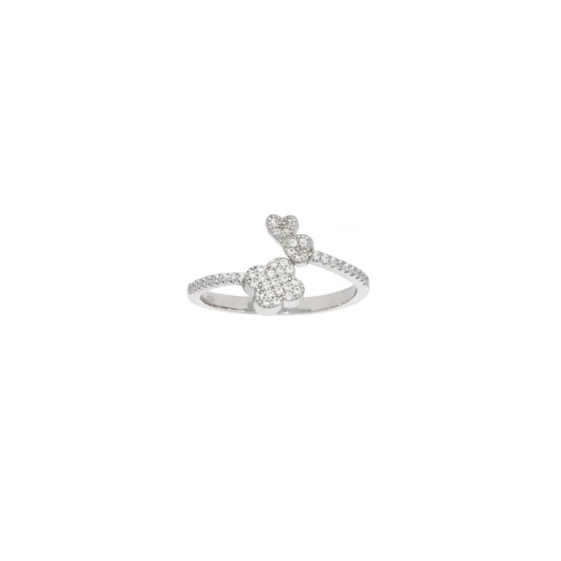 Bague Toi & Moi Excellence Argent 925 Rh
