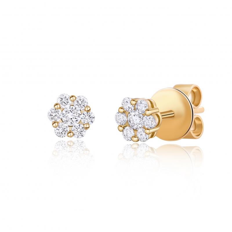 Boucles Excellence Or 750/1000 & Diamants