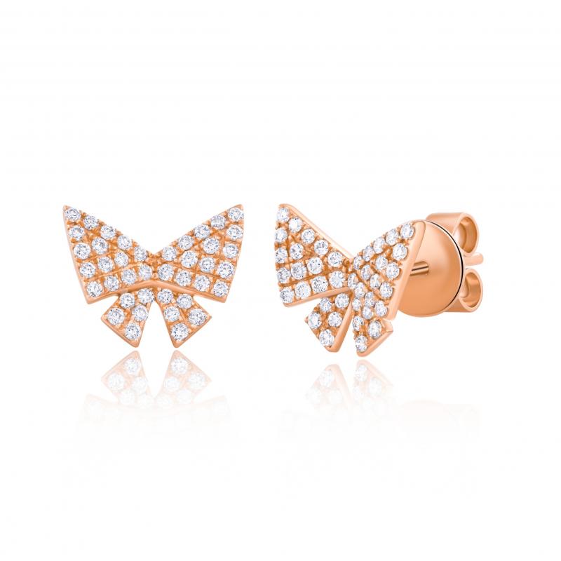 Boucles Excellence Or rose 750/1000 & Diamants