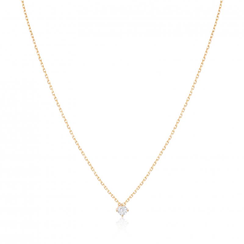 Collier Excellence Or jaune 750/1000 & Diamants