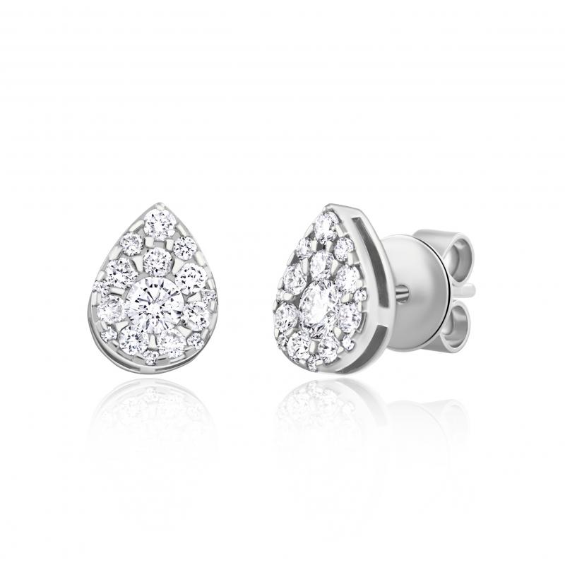 Pendentif Excellence Or gris 750/1000 & Diamants