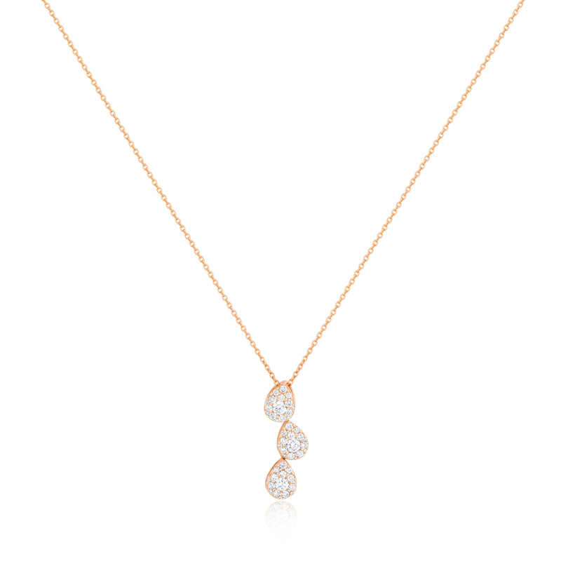 Pendentif Excellence Or rose 750/1000 & Diamants