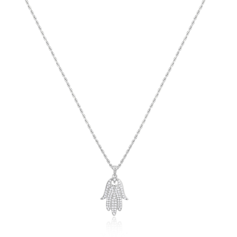 Pendentif Excellence Or gris 750/1000 & Diamants