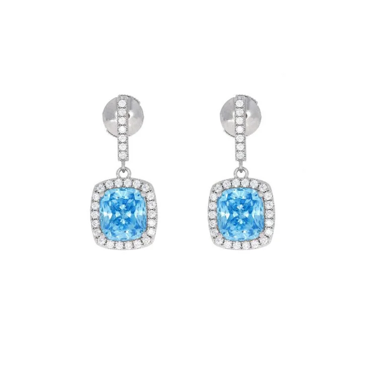 Boucles Excellence Argent 925 RH & AQ DC