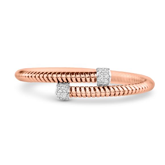 Bracelet Excellence Or rose 750/1000 & Diamants