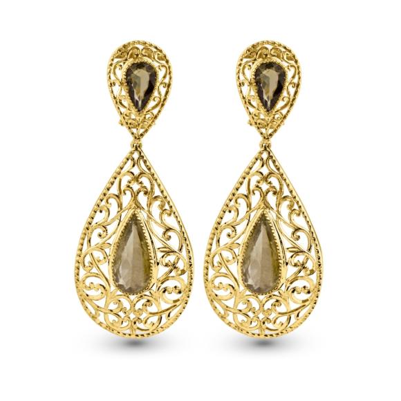 Boucles Excellence Or jaune 18K & Peridot
