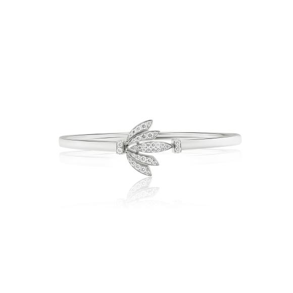 Bracelet Tulipe Excellence Or gris 750/1000 & Diamants